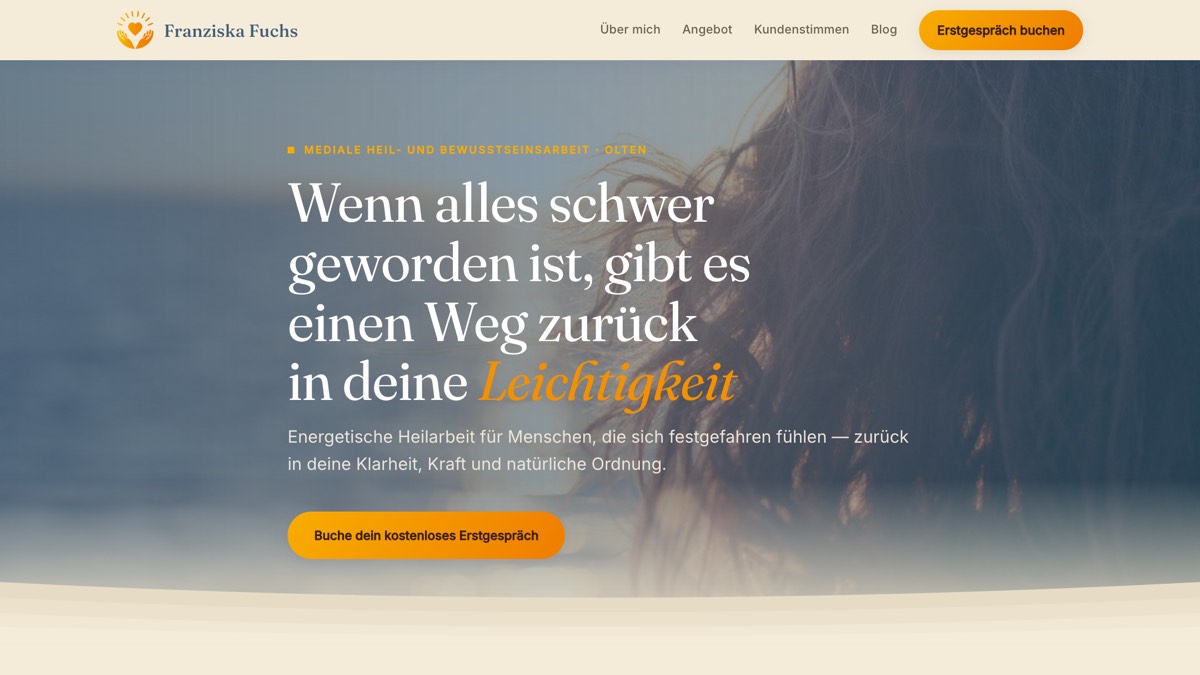 Webseite von Franziska Fuchs